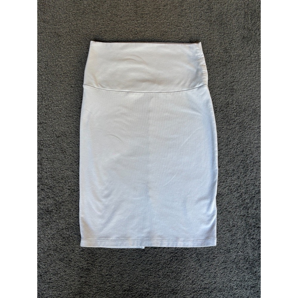 James Perse Los Angeles Women's Mini Skirts Size 0 Gray Elastic Waist Pull On